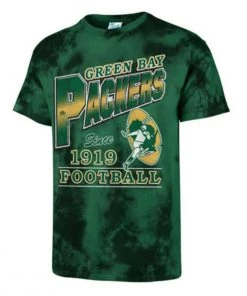 47 Brand Green Bay Packers Vintage Tie Dye T-Shirt