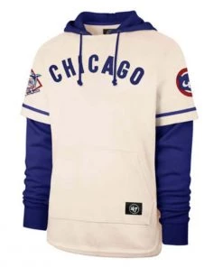 47 Brand Chicago Cubs Shortstop Hoodie Cream