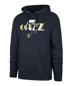 47 Brand Utah Jazz Pregame Headline Hoodie Navy