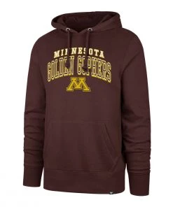 47 Brand Minnesota Golden Gophers Double Deck Hoodie Maroon