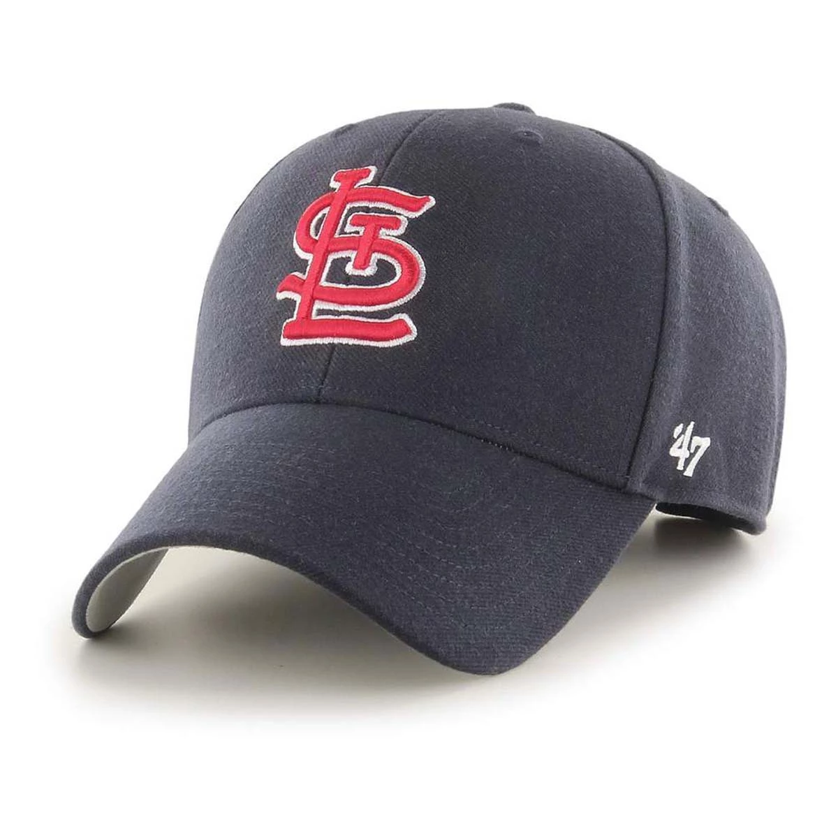 47 Brand St. Louis Cardinals MVP Hat Navy 3 47 Brand St. Louis Cardinals MVP Hat Navy - Image 3