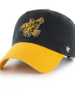 47 Brand Iowa Hawkeyes Herky Cleanup Hat Black/yellow