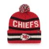 47 Brand Kansas City Chiefs Bering Beanie Red
