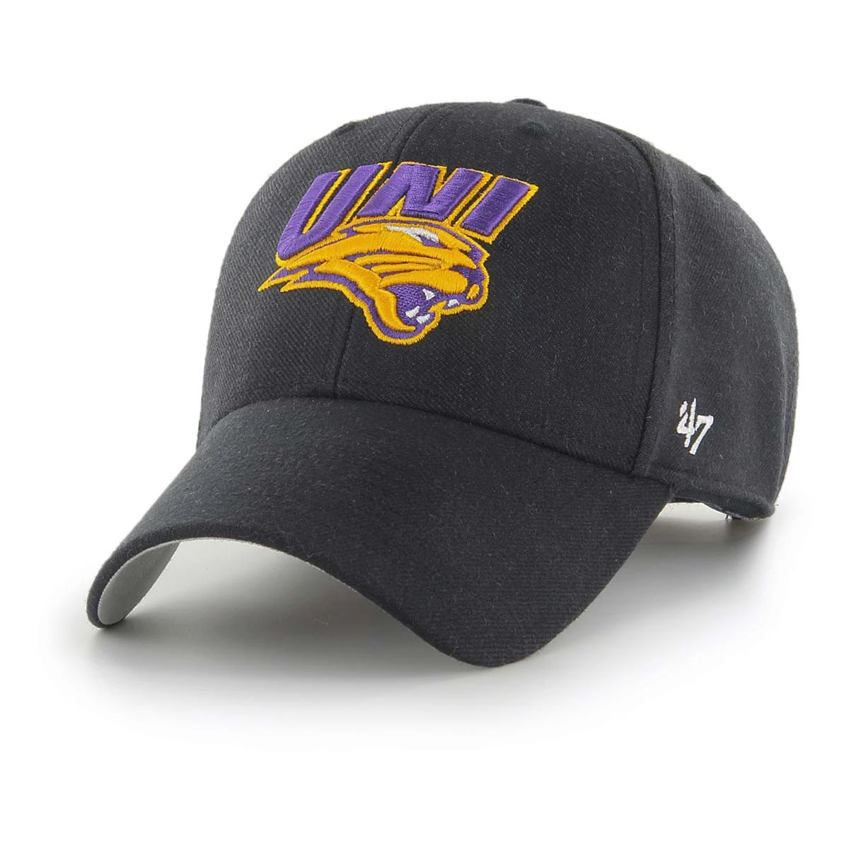 47 Brand Northern Iowa Panthers MVP Wordmark Hat Black 1 47 Brand Northern Iowa Panthers MVP Wordmark Hat Black