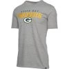 47 Brand Green Bay Packers Traction T-Shirt Grey Heather