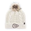 47 Brand Women's Kansas City Chiefs Meeko Beanie White