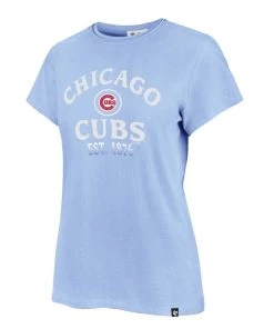 47 Brand Women's Chicago Cubs Fade Up Frankie T-Shirt Blue -47 Brand Sales unnamed file 745