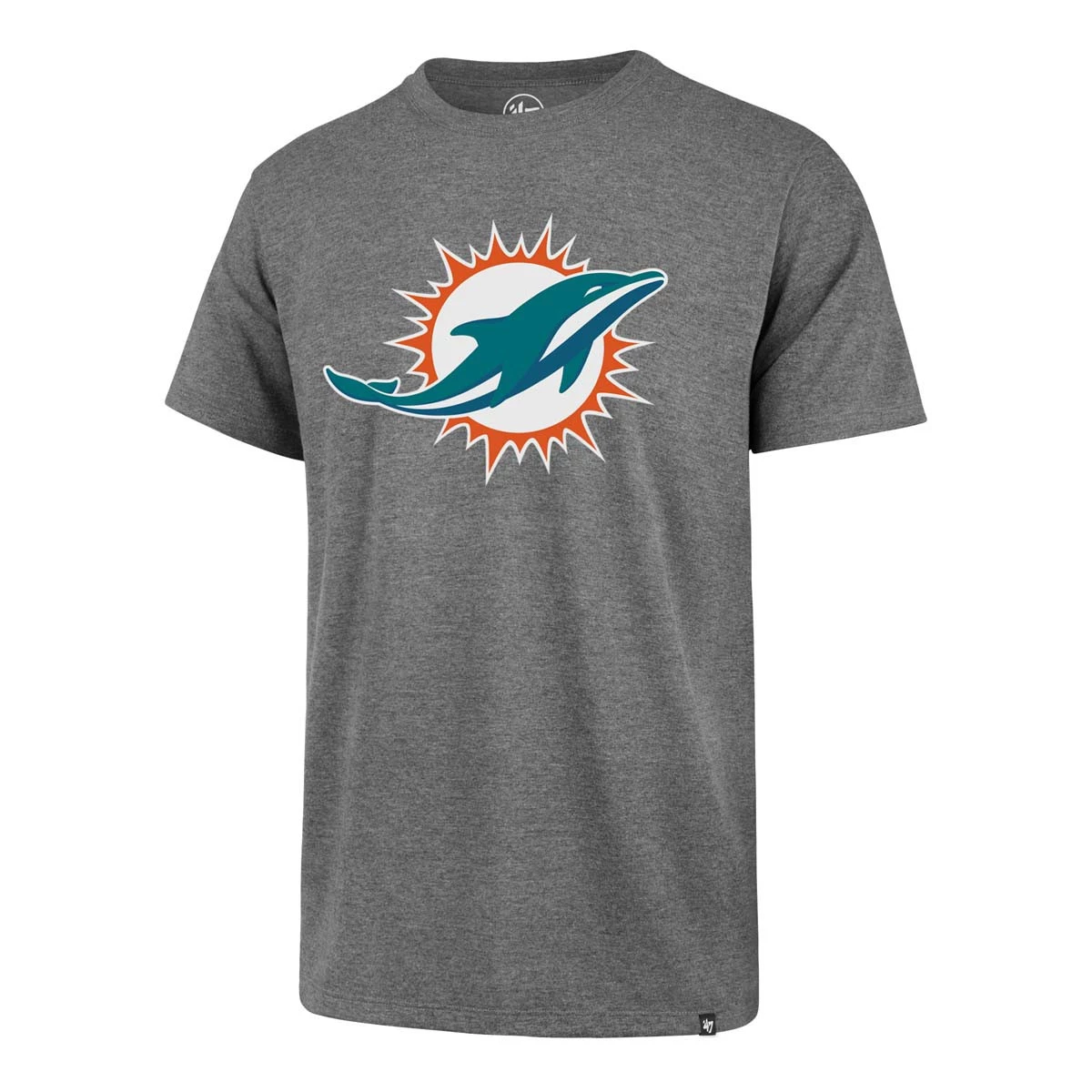 47 Brand Miami Dolphins Imprint T-Shirt Grey 1 47 Brand Miami Dolphins Imprint T-Shirt Grey