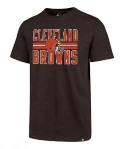 47 Brand Cleveland Browns Block Stripe Club T-Shirt