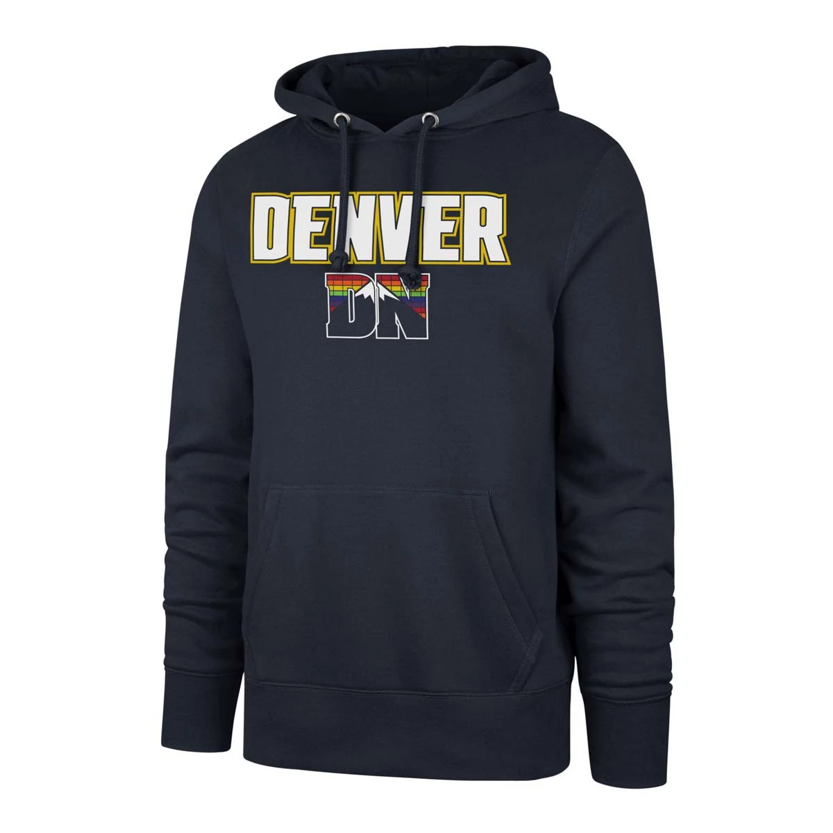 47 Brand Denver Nuggets City Edition Hoodie Navy 3 47 Brand Denver Nuggets City Edition Hoodie Navy - Image 3