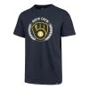 47 Brand Milwaukee Brewers Club Regional T-Shirt Navy