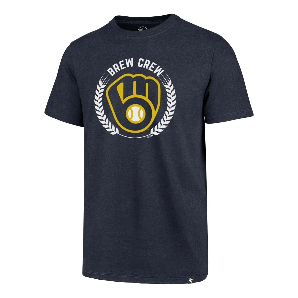 47 Brand Milwaukee Brewers Club Regional T-Shirt Navy 3 47 Brand Milwaukee Brewers Club Regional T-Shirt Navy - Image 3
