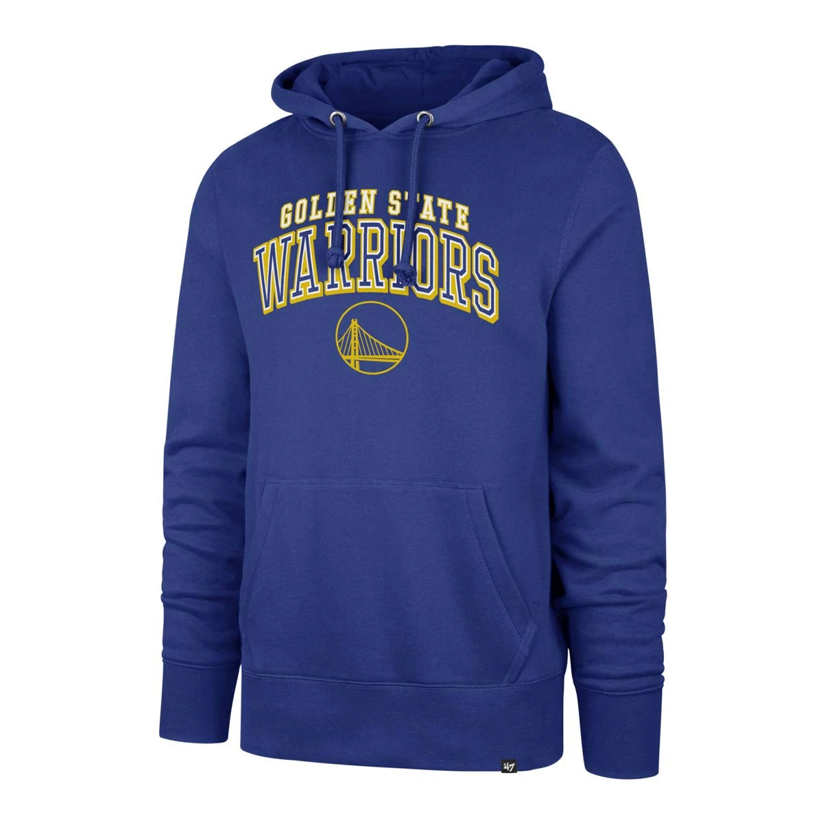 47 Brand Golden State Warriors Double Decker Hoodie Royal 1 47 Brand Golden State Warriors Double Decker Hoodie Royal