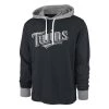 47 Brand Minnesota Twins Domino Hoodie Blue
