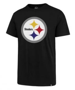 47 Brand Pittsburgh Steelers Super Rival Imprint T-Shirt Black