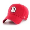 47 Brand South Dakota Coyotes Cleanup Hat Red
