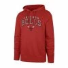 47 Brand Chicago Bulls Double Decker Hoodie Red