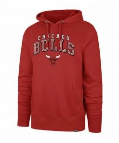 47 Brand Chicago Bulls Double Decker Hoodie Red