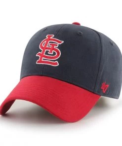 47 Brand Kids' St. Louis Cardinals Short Stack Hat Navy