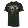 47 Brand Milwaukee Bucks Court Press Super Rival T-Shirt Green