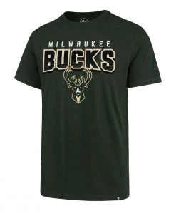 47 Brand Milwaukee Bucks Court Press Super Rival T-Shirt Green -47 Brand Sales unnamed file 864