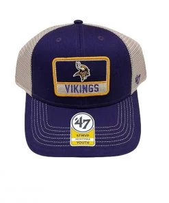 47 Brand Kids' Minnesota Vikings Zoomer Trucker Hat Purple