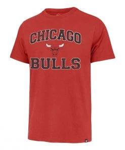 47 Brand Chicago Bulls Union Arch T-Shirt Red