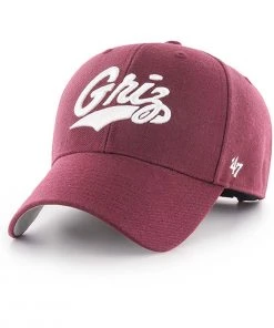 47 Brand Montana Grizzlies MVP Hat Maroon