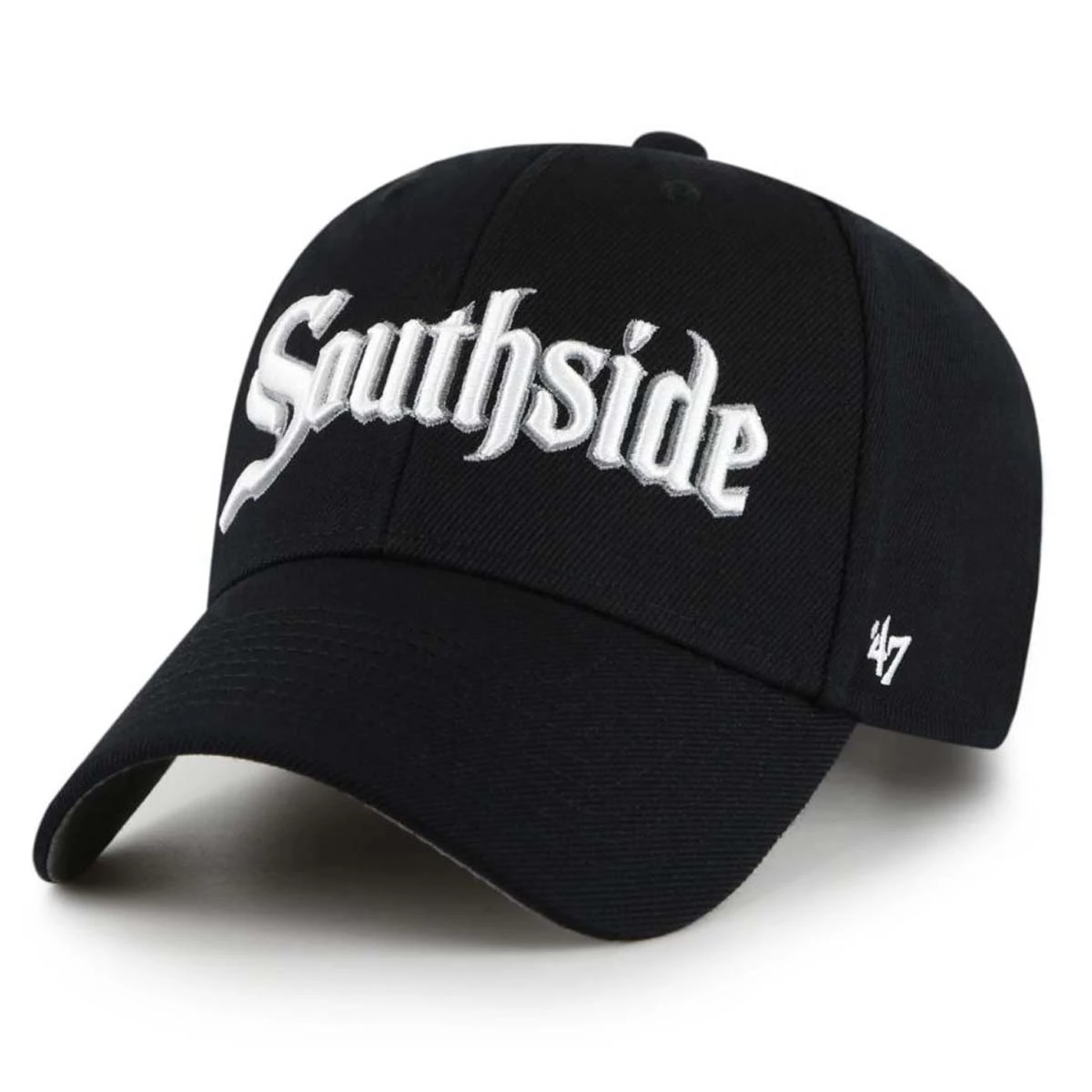 47 Brand Chicago White Sox City Connect MVP Hat Black 2 47 Brand Chicago White Sox City Connect MVP Hat Black - Image 2