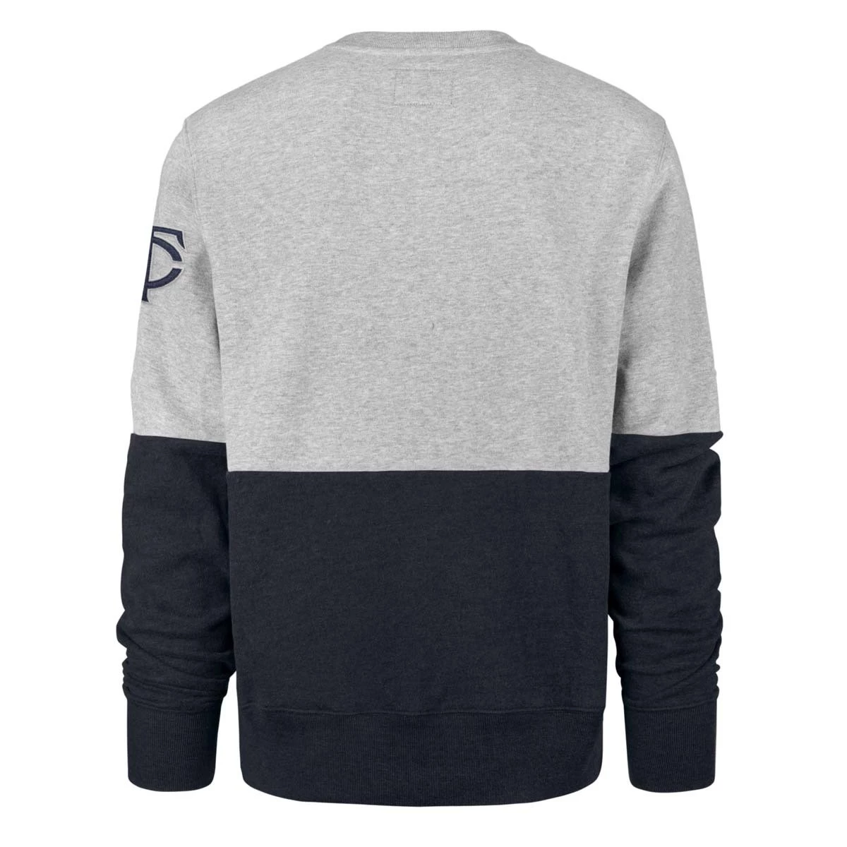 47 Brand Minnesota Twins Gibson Crewneck Sweatshirt Grey Heather/navy 2 47 Brand Minnesota Twins Gibson Crewneck Sweatshirt Grey Heather/navy - Image 2