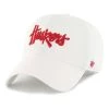 47 Brand Nebraska Cornhuskers Script Cleanup Hat White