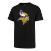 47 Brand Minnesota Vikings Imprint T-Shirt Black